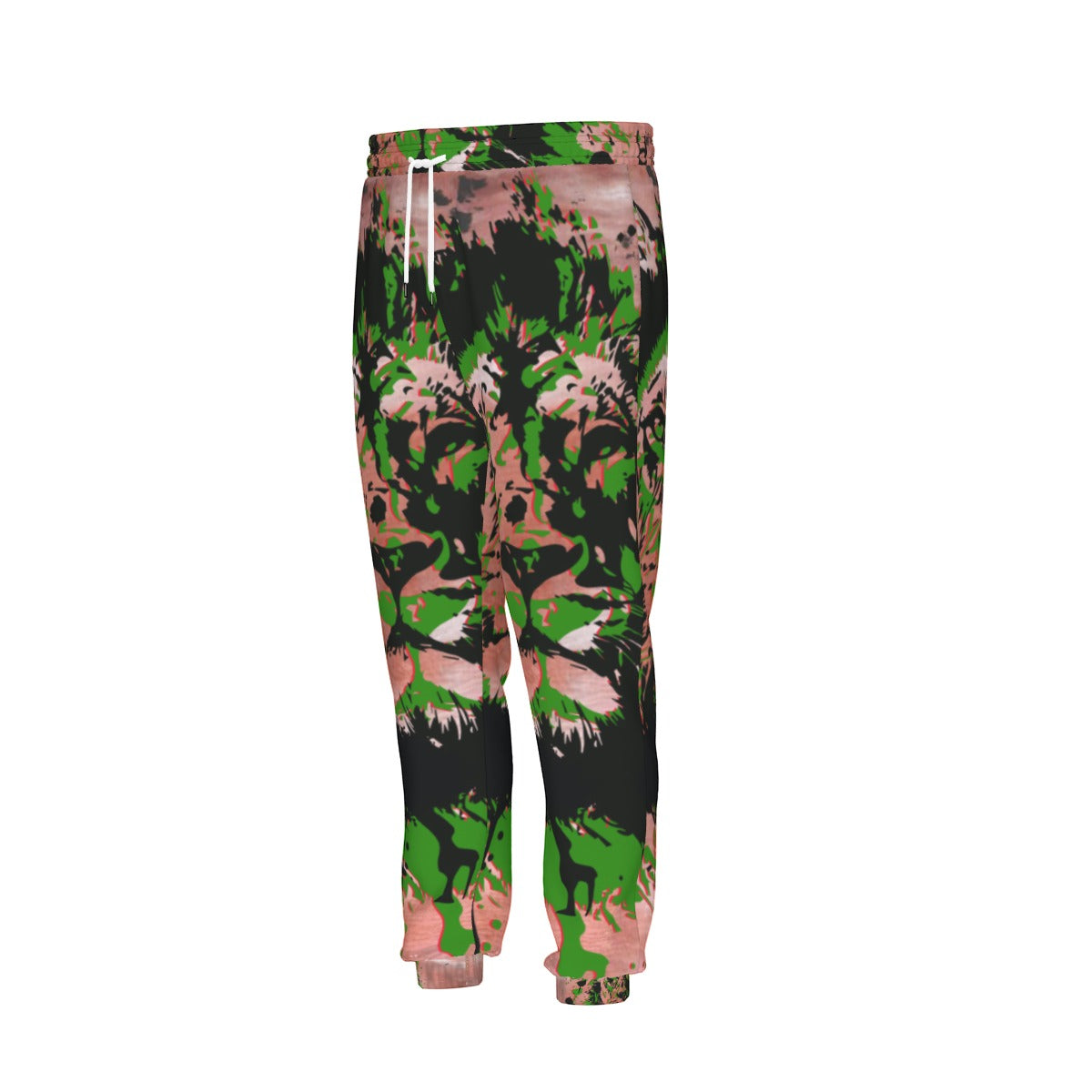 All-Over Print Men's Sweatpants With Waistband