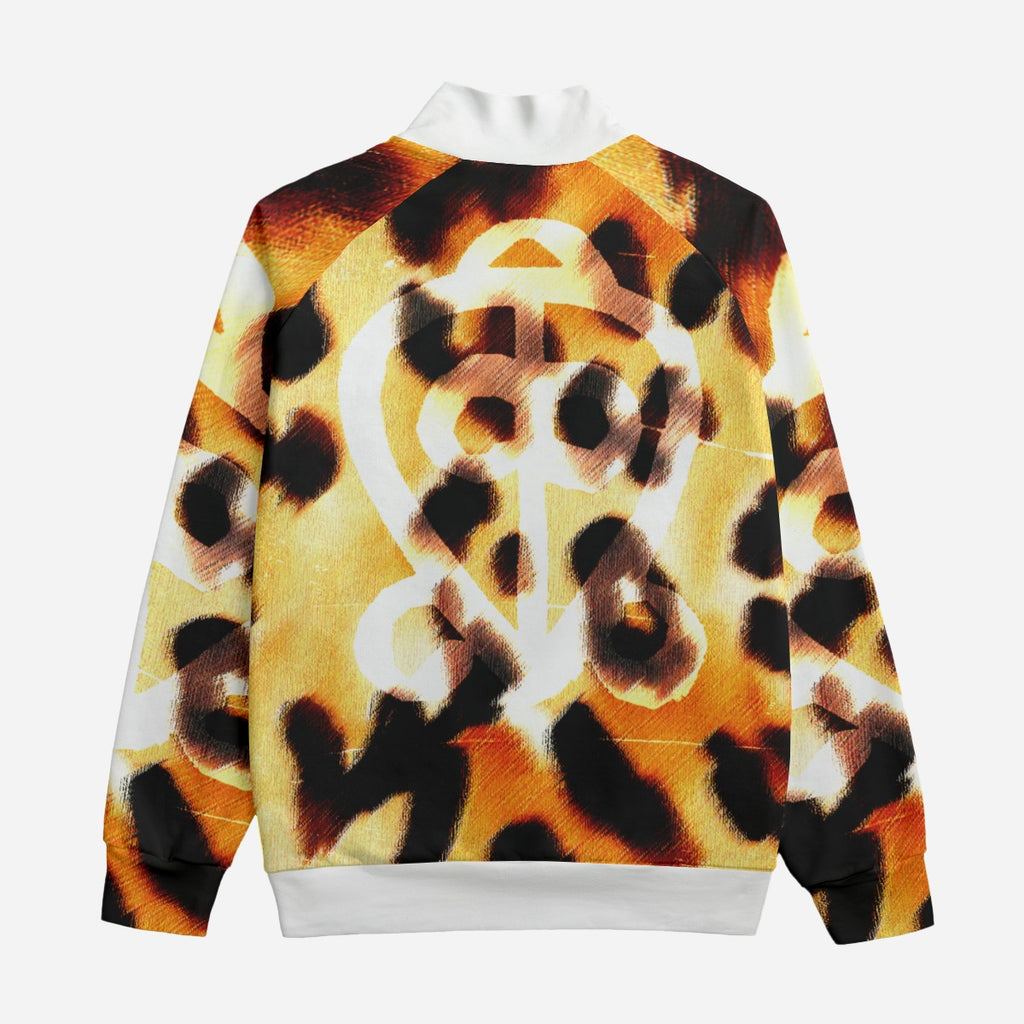 All-Over Print Unisex Stand Up Collar Jacket With Raglan Sleeve | 310GSM Cotton