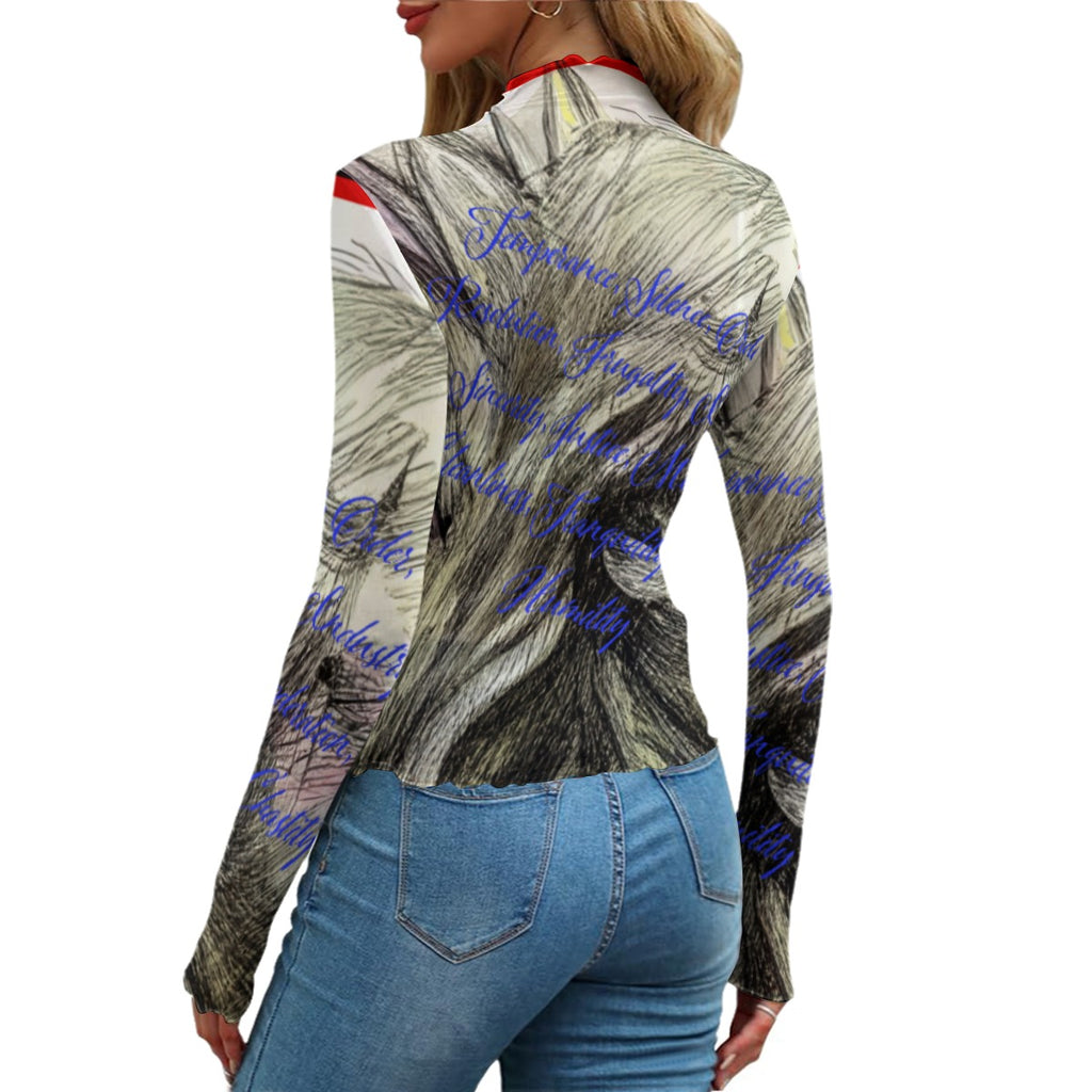 All-Over Print Women's Mesh T-shirt