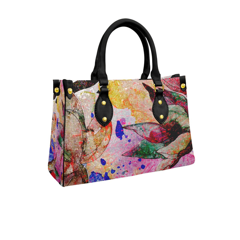 Women's Tote Bag With Black Handle