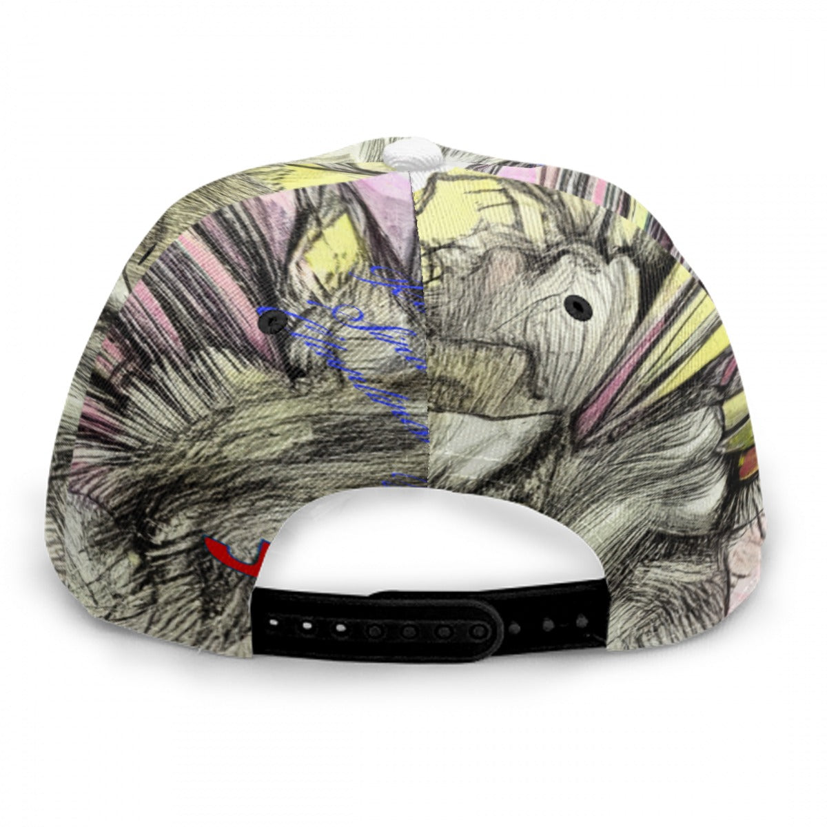 Baseball Cap With Flat Brim