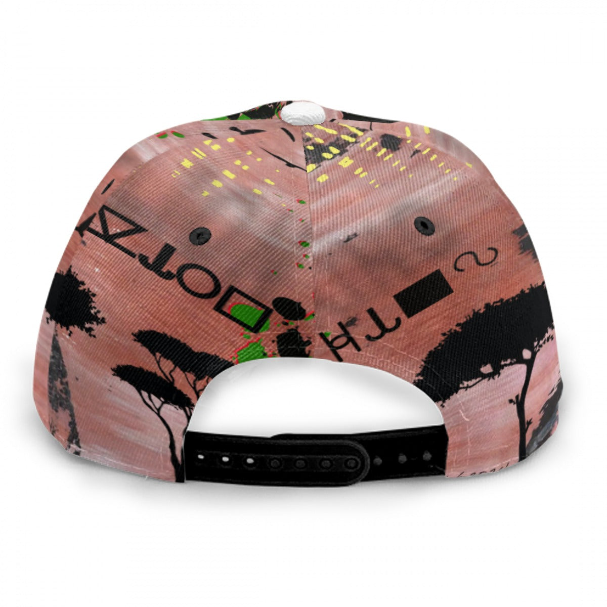 Baseball Cap With Flat Brim