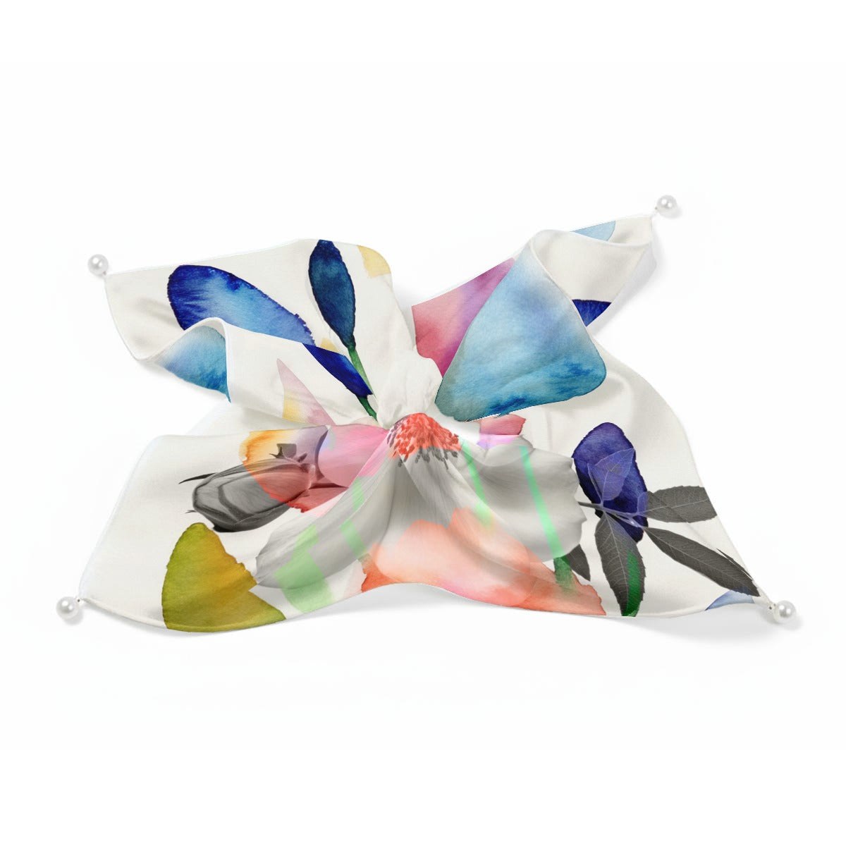 Satin Pearl Hair Tie