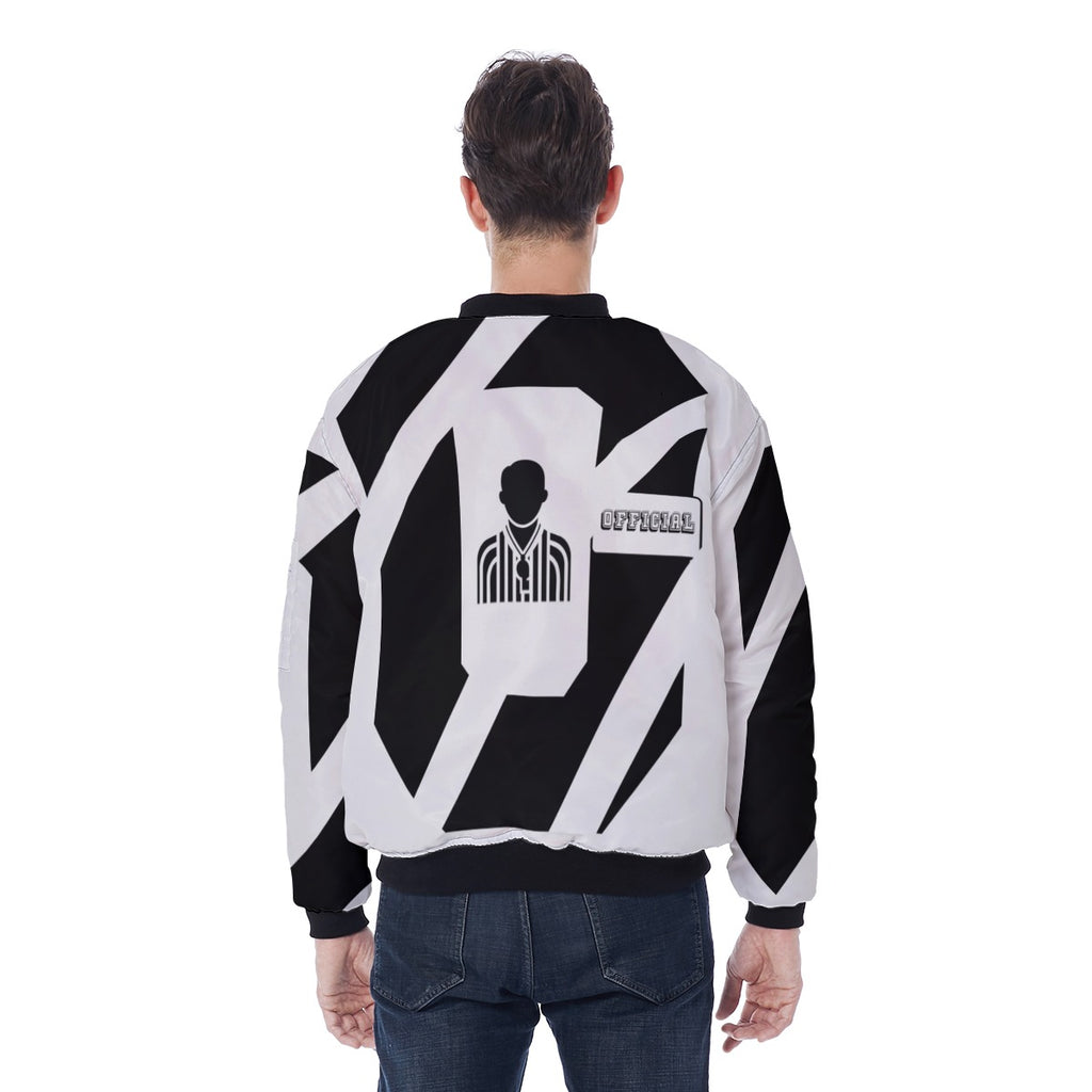 All-Over Print Men's Jacket With Sleeve Pocket