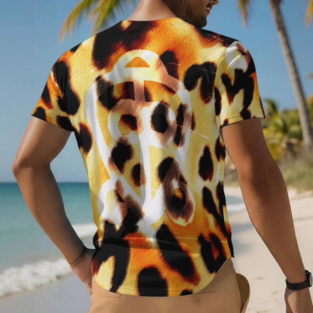 All-Over Print Men's Short Sleeve Baseball Jersey