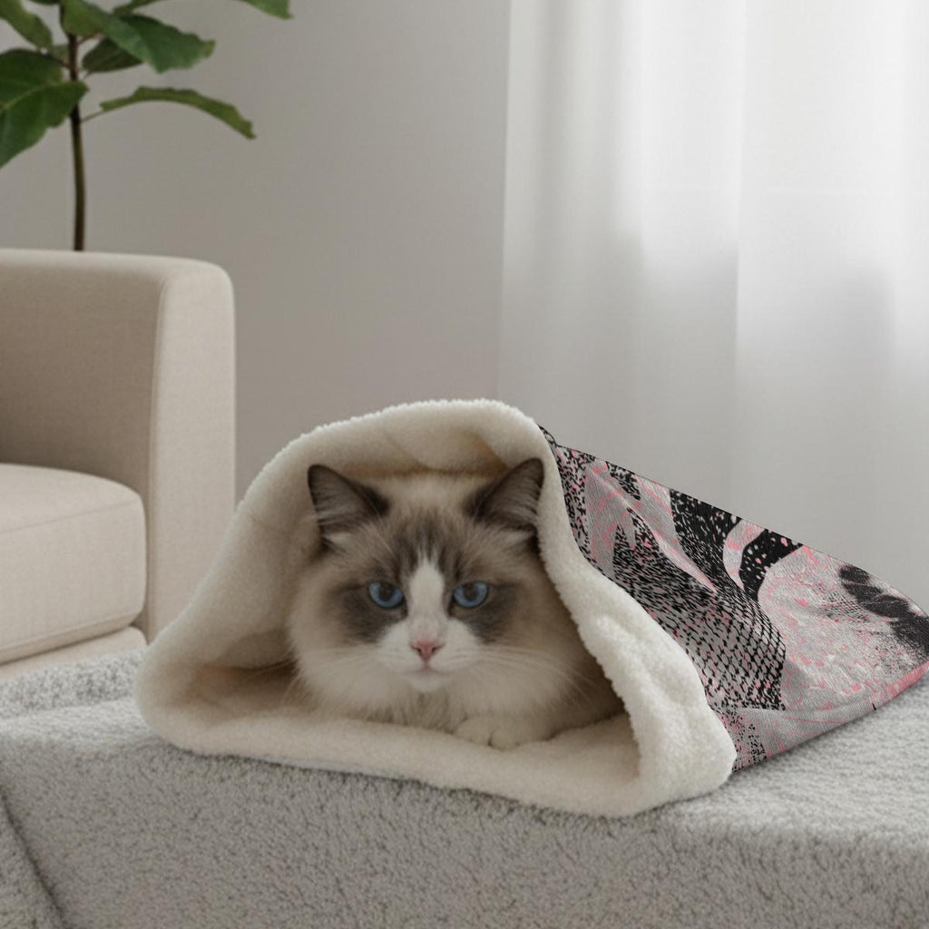 All-Over Print Double-Layer Pet Sleeping Bag
