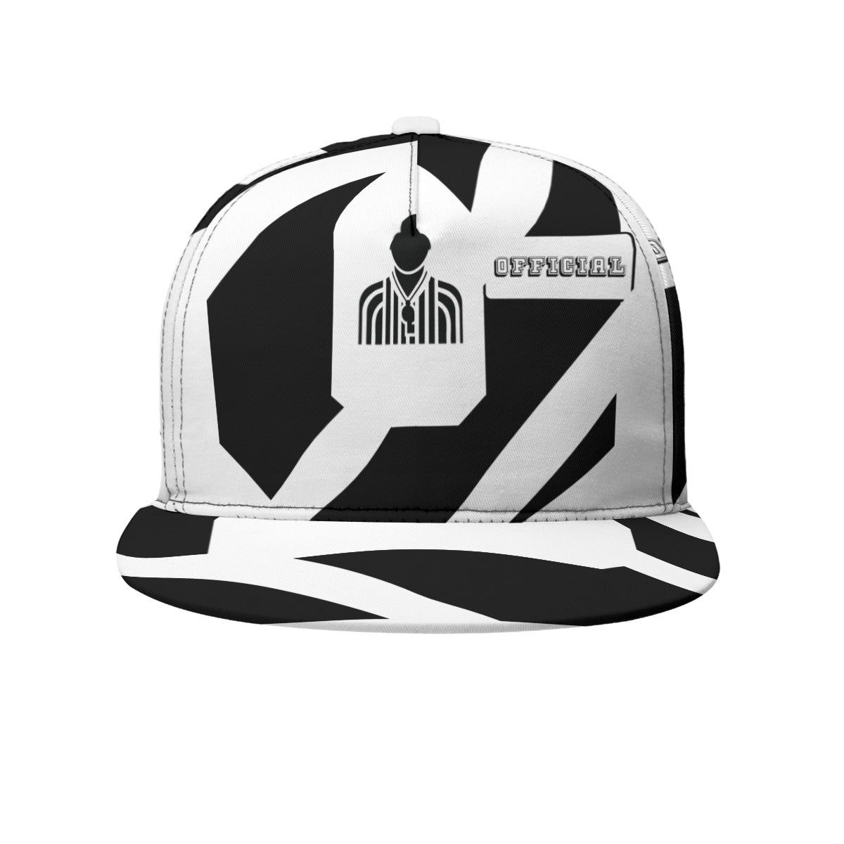 All-Over Print Flat-Brim Baseball Cap With Box