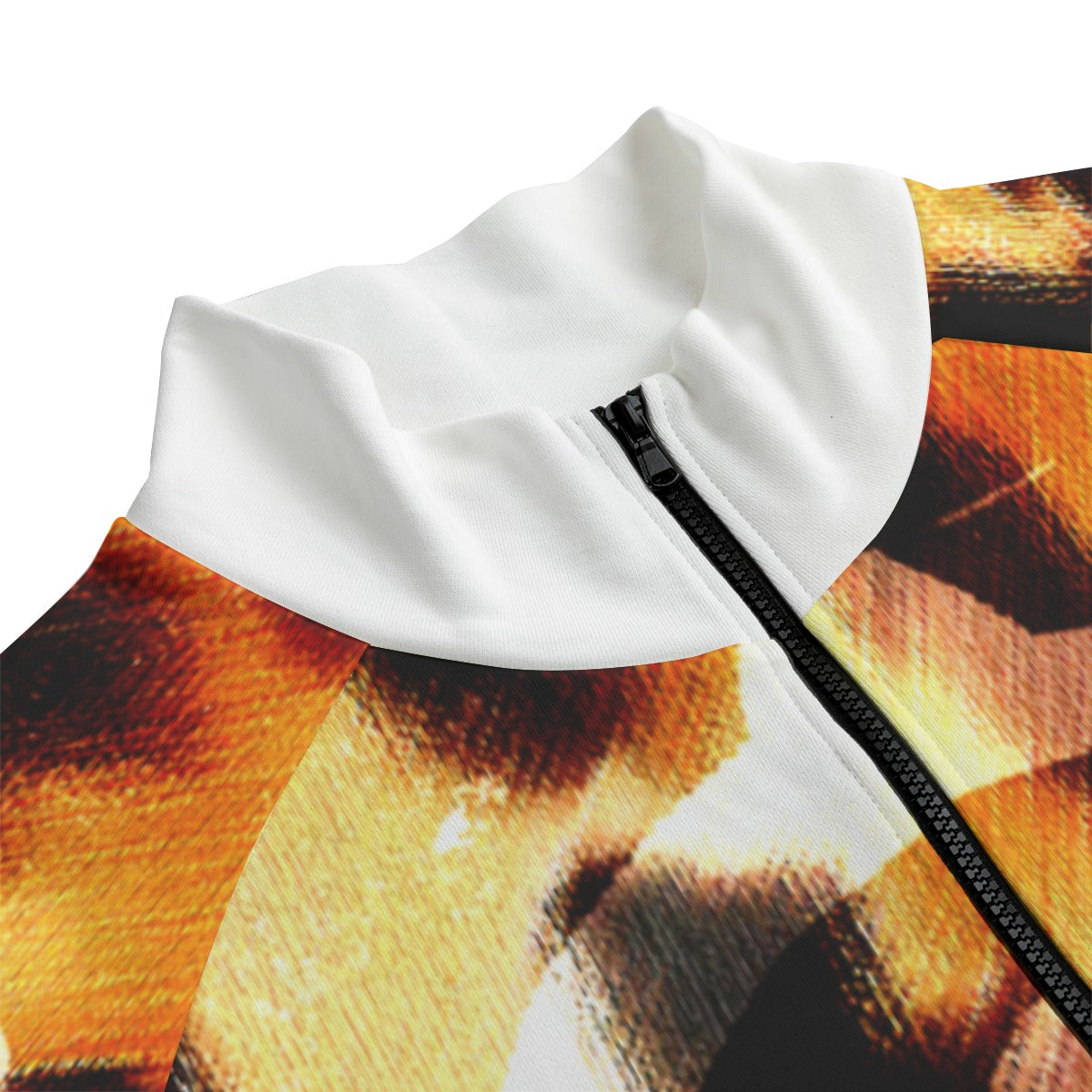 All-Over Print Unisex Stand Up Collar Jacket With Raglan Sleeve | 310GSM Cotton