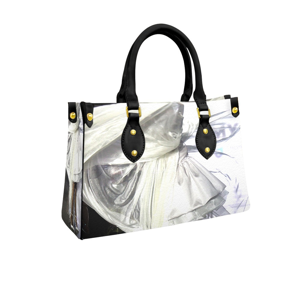 Women's Tote Bag With Black Handle