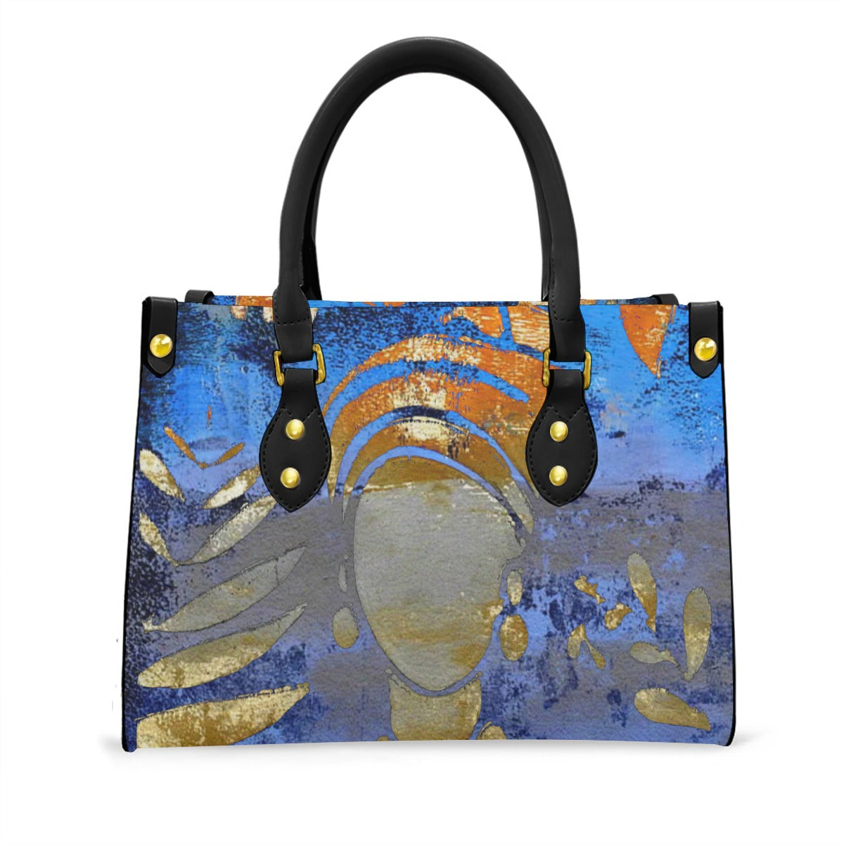 Women's Tote Bag With Black Handle