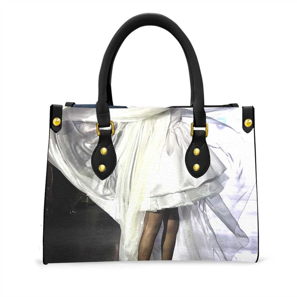 Women's Tote Bag With Black Handle