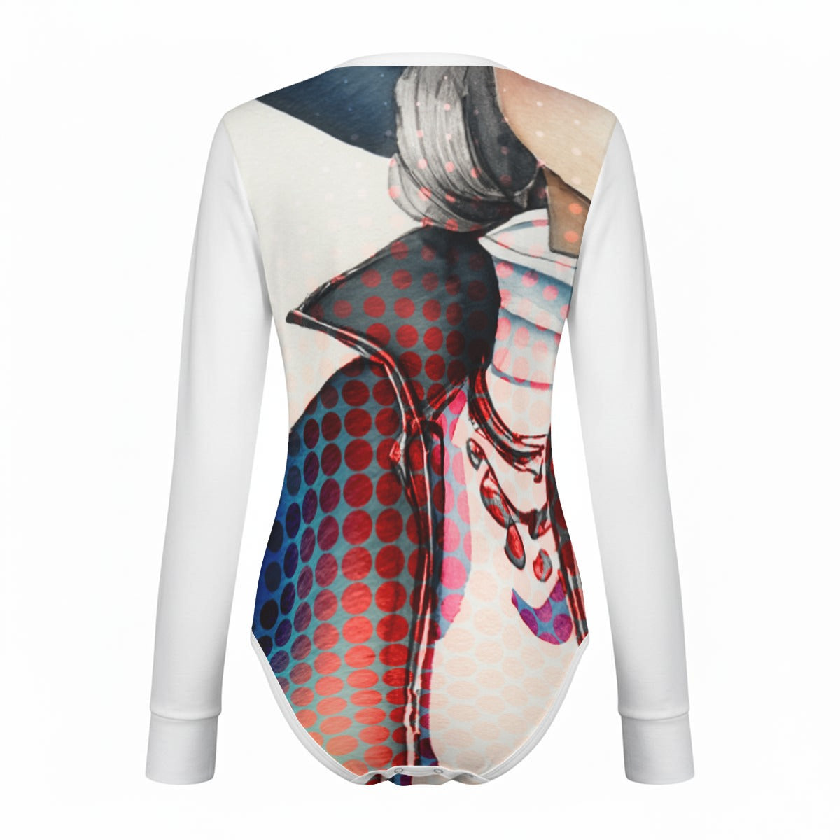 All-Over Print Women's Long Sleeve Bodysuit