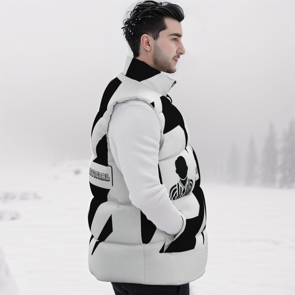 All-Over Print Unisex Down Vest