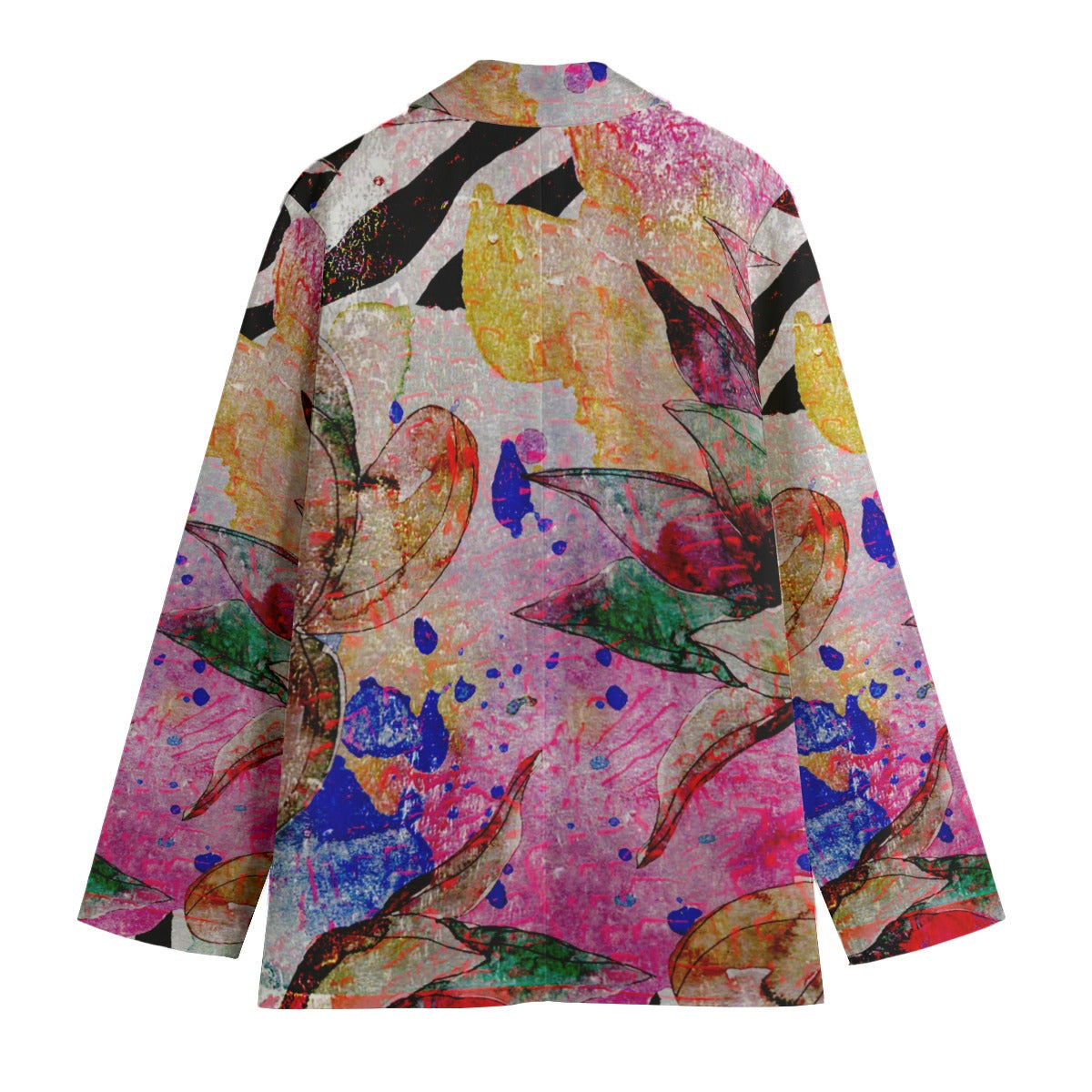 All-Over Print Women's Leisure Blazer | 245GSM Cotton