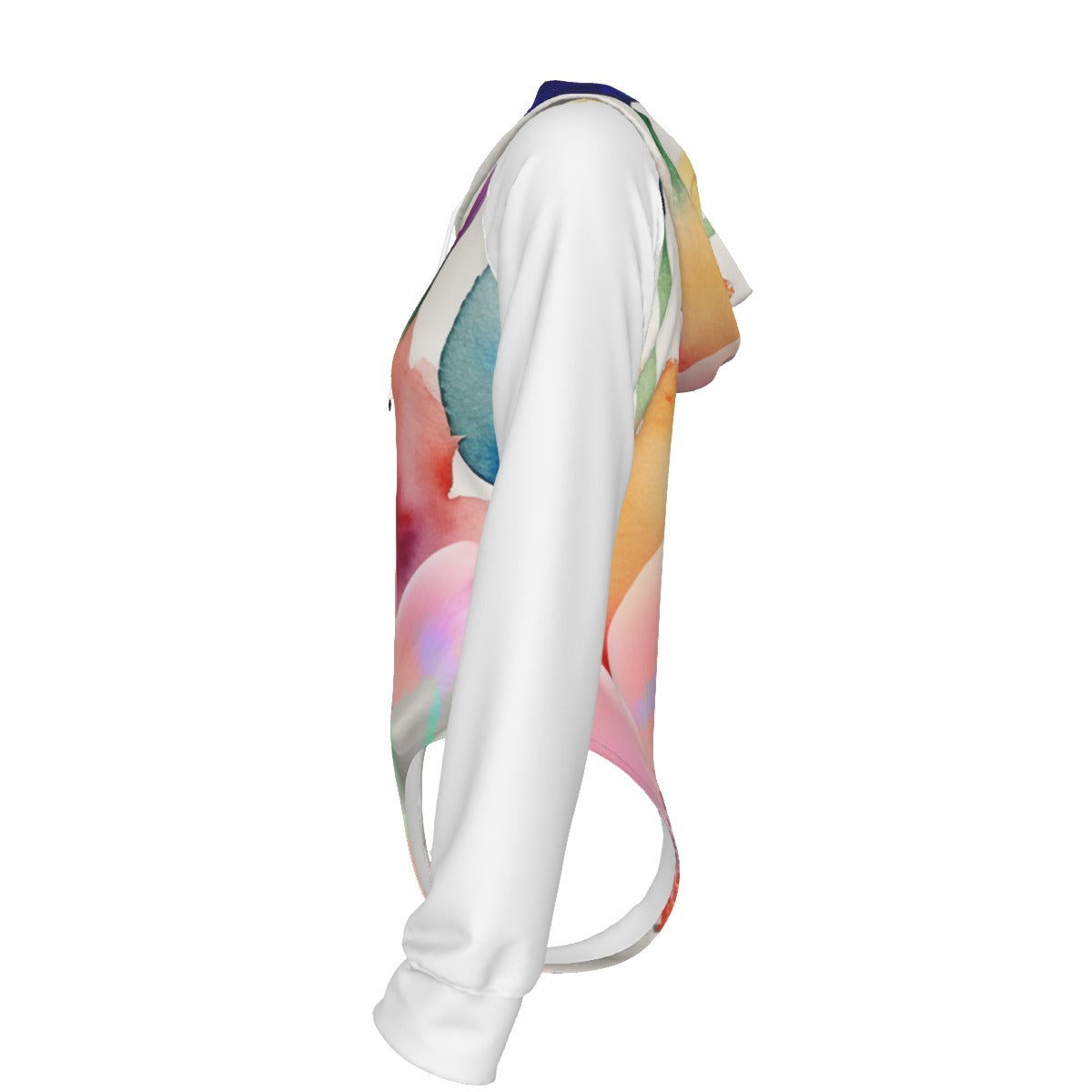 All-Over Print Women's Raglan Sleeve Hooded Bodysuit